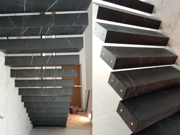 escaleras piedra negra